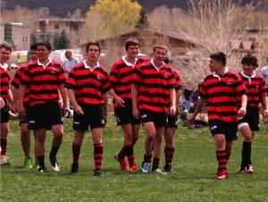 Jr Gents after their victory over Harlequins